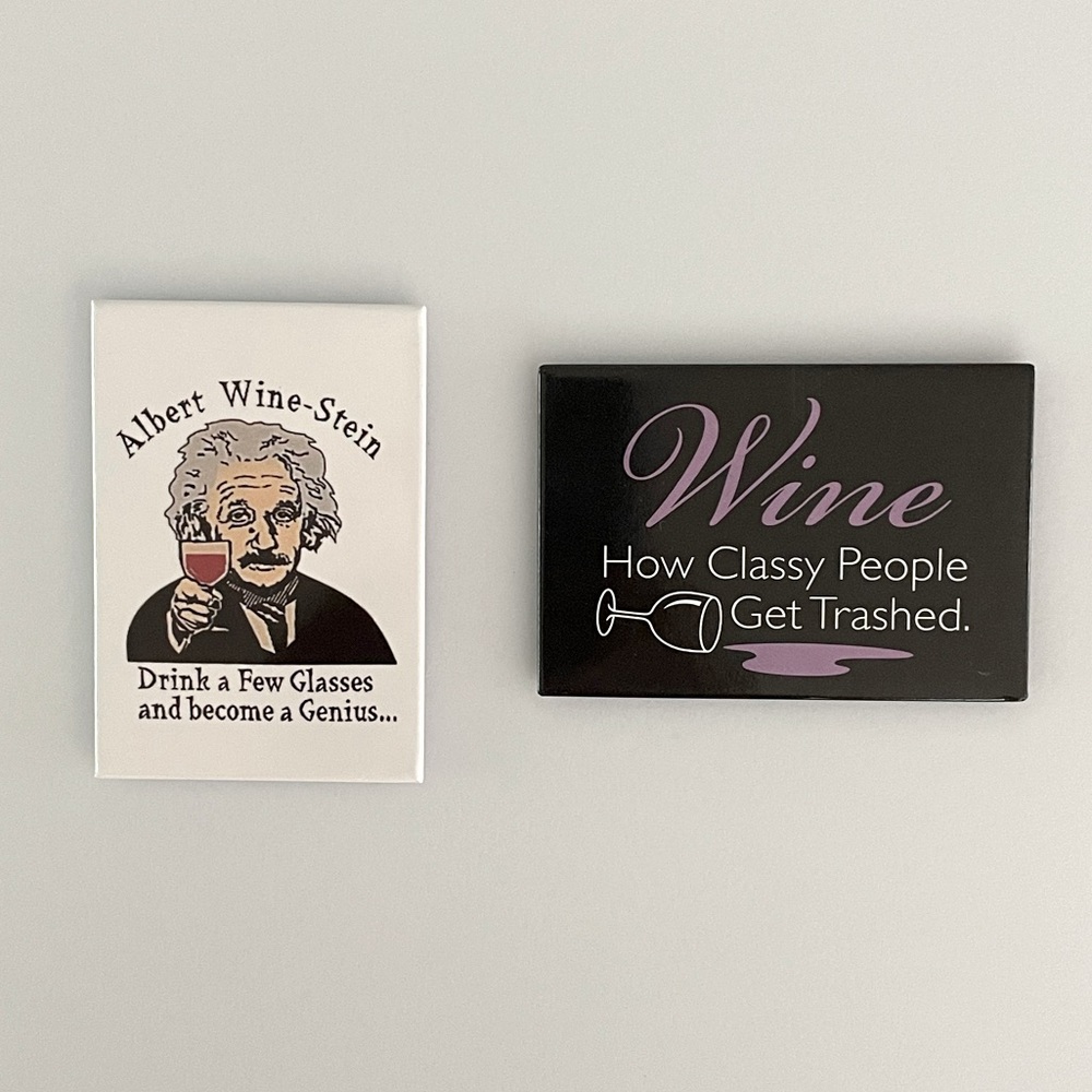 Wine Magnets-Set of Two